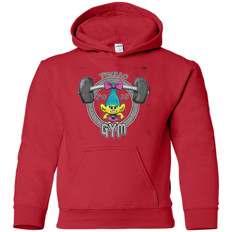 Sweatshirts Red / YS Trolls Gym Youth Hoodie