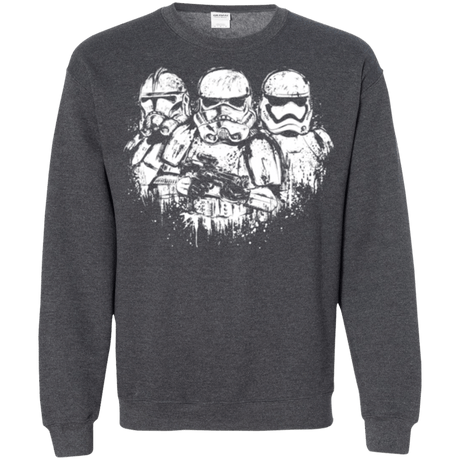 Sweatshirts Dark Heather / Small Troopers Crewneck Sweatshirt