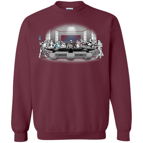 Sweatshirts Maroon / S Troopers Dinner Crewneck Sweatshirt