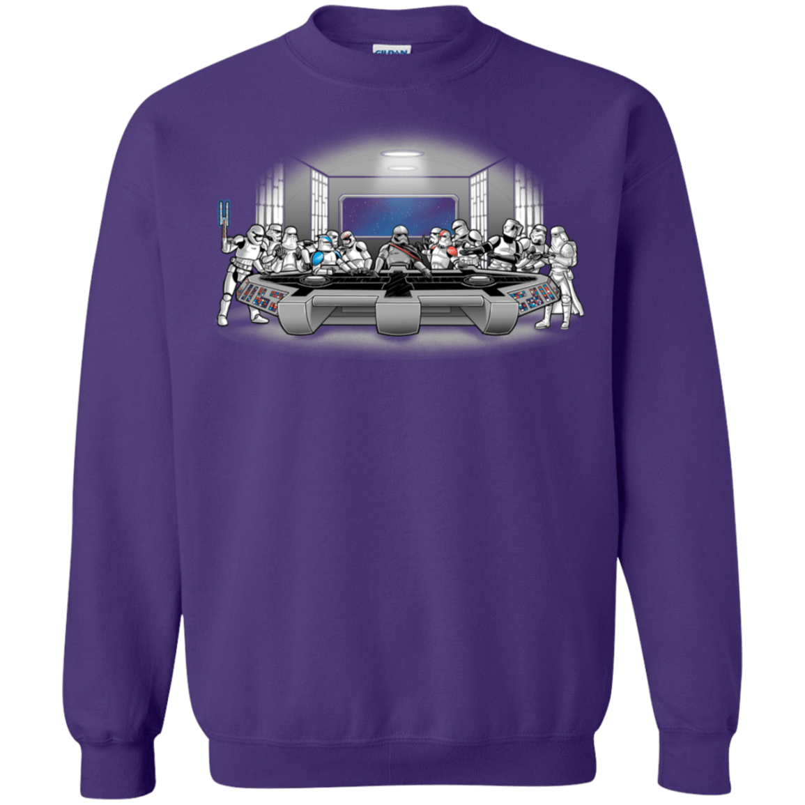 Sweatshirts Purple / S Troopers Dinner Crewneck Sweatshirt