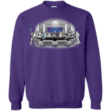 Sweatshirts Purple / S Troopers Dinner Crewneck Sweatshirt