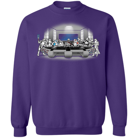 Sweatshirts Purple / S Troopers Dinner Crewneck Sweatshirt