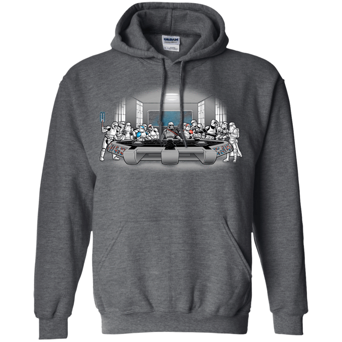 Sweatshirts Dark Heather / S Troopers Dinner Pullover Hoodie