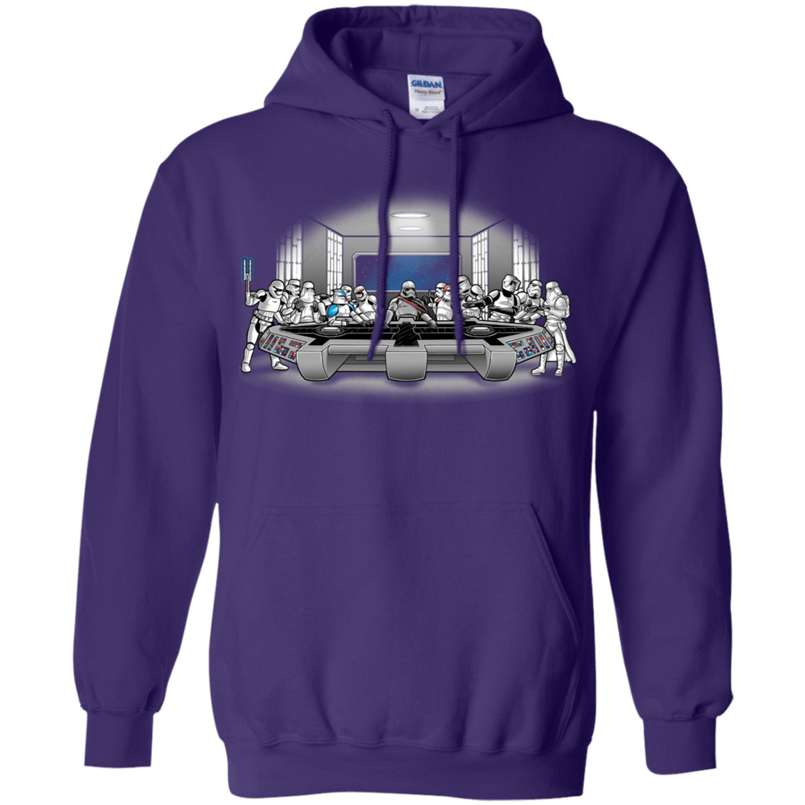 Sweatshirts Purple / S Troopers Dinner Pullover Hoodie