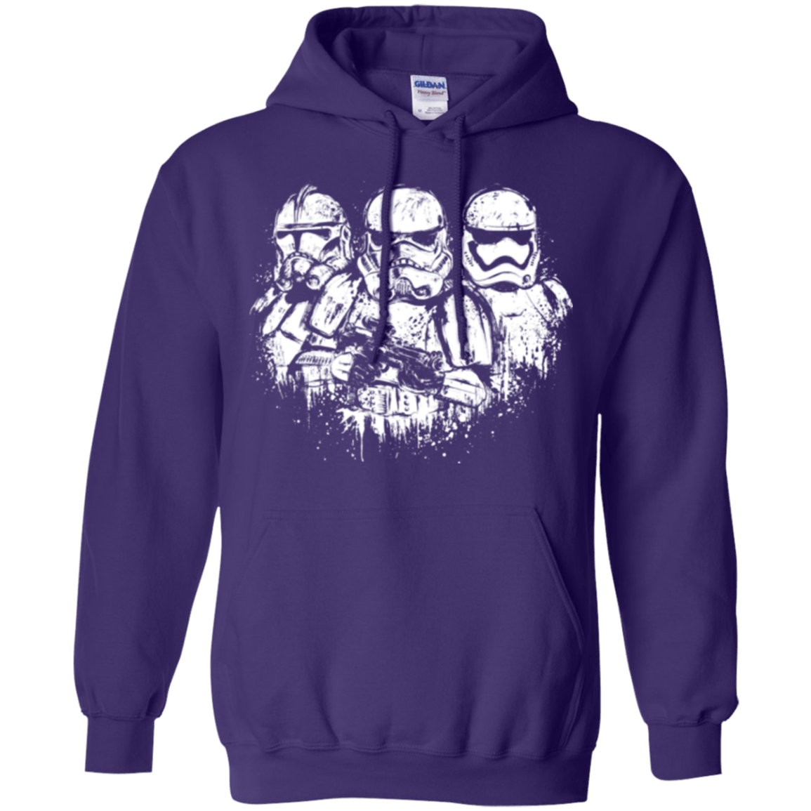 Sweatshirts Purple / Small Troopers Pullover Hoodie