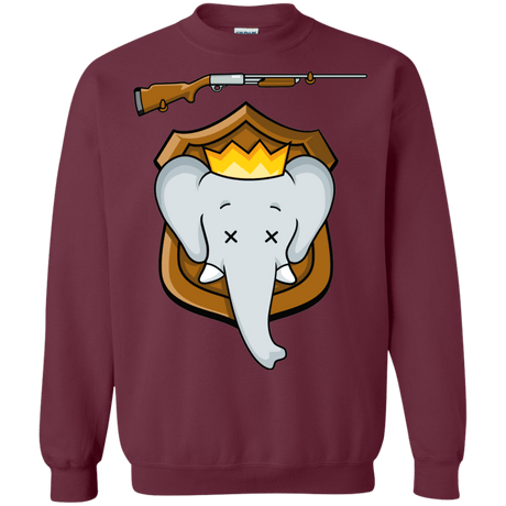 Sweatshirts Maroon / S Trophy Babar Crewneck Sweatshirt