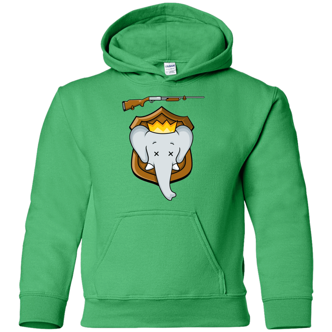 Sweatshirts Irish Green / YS Trophy Babar Youth Hoodie
