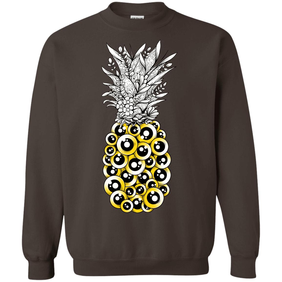 Sweatshirts Dark Chocolate / S Tropical Illusion Crewneck Sweatshirt