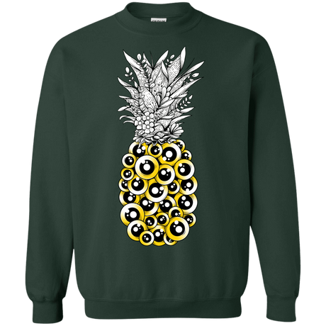 Sweatshirts Forest Green / S Tropical Illusion Crewneck Sweatshirt