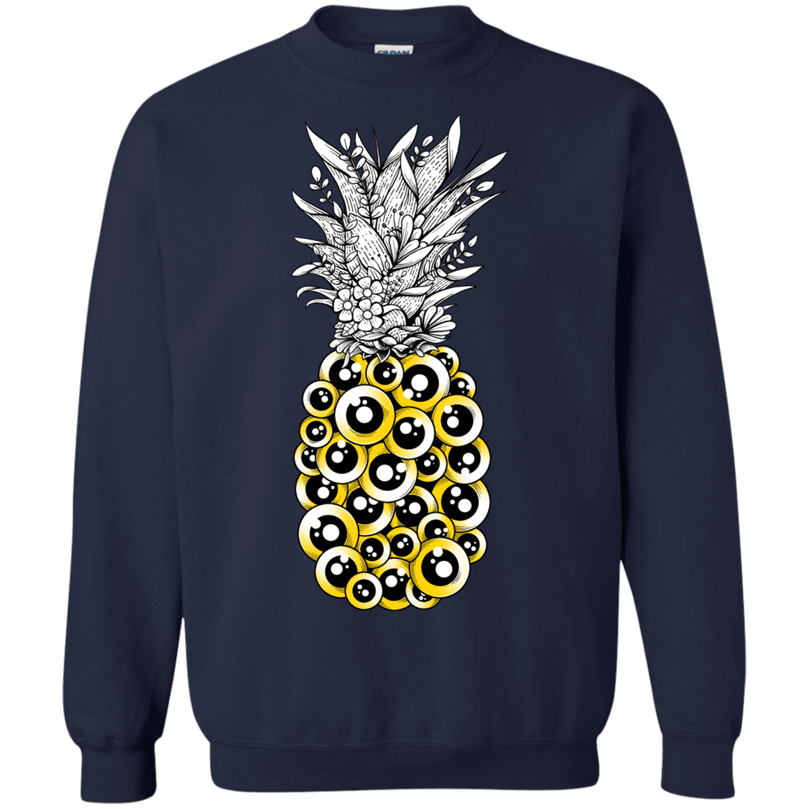 Sweatshirts Navy / S Tropical Illusion Crewneck Sweatshirt