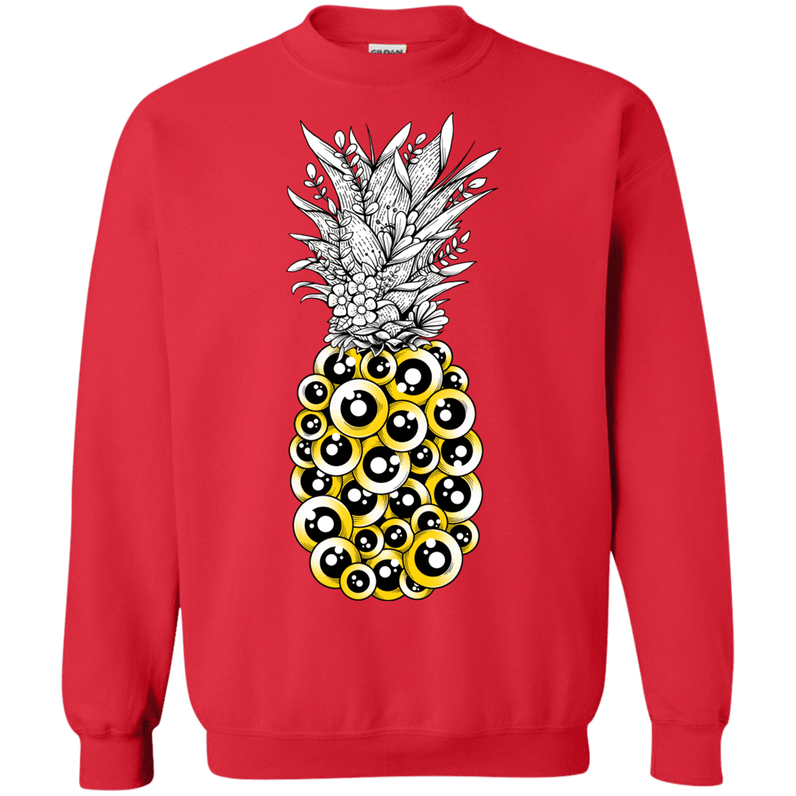 Sweatshirts Red / S Tropical Illusion Crewneck Sweatshirt