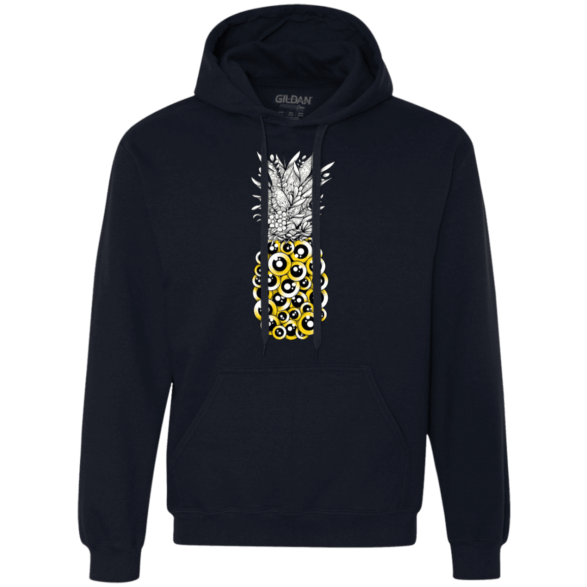 Sweatshirts Navy / S Tropical Illusion Premium Fleece Hoodie