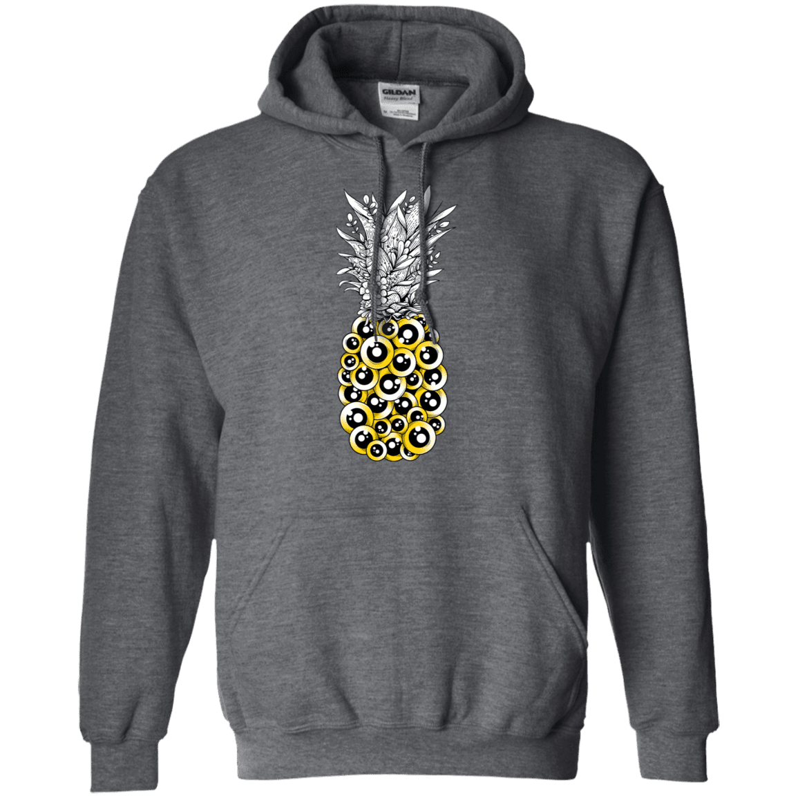 Sweatshirts Dark Heather / S Tropical Illusion Pullover Hoodie