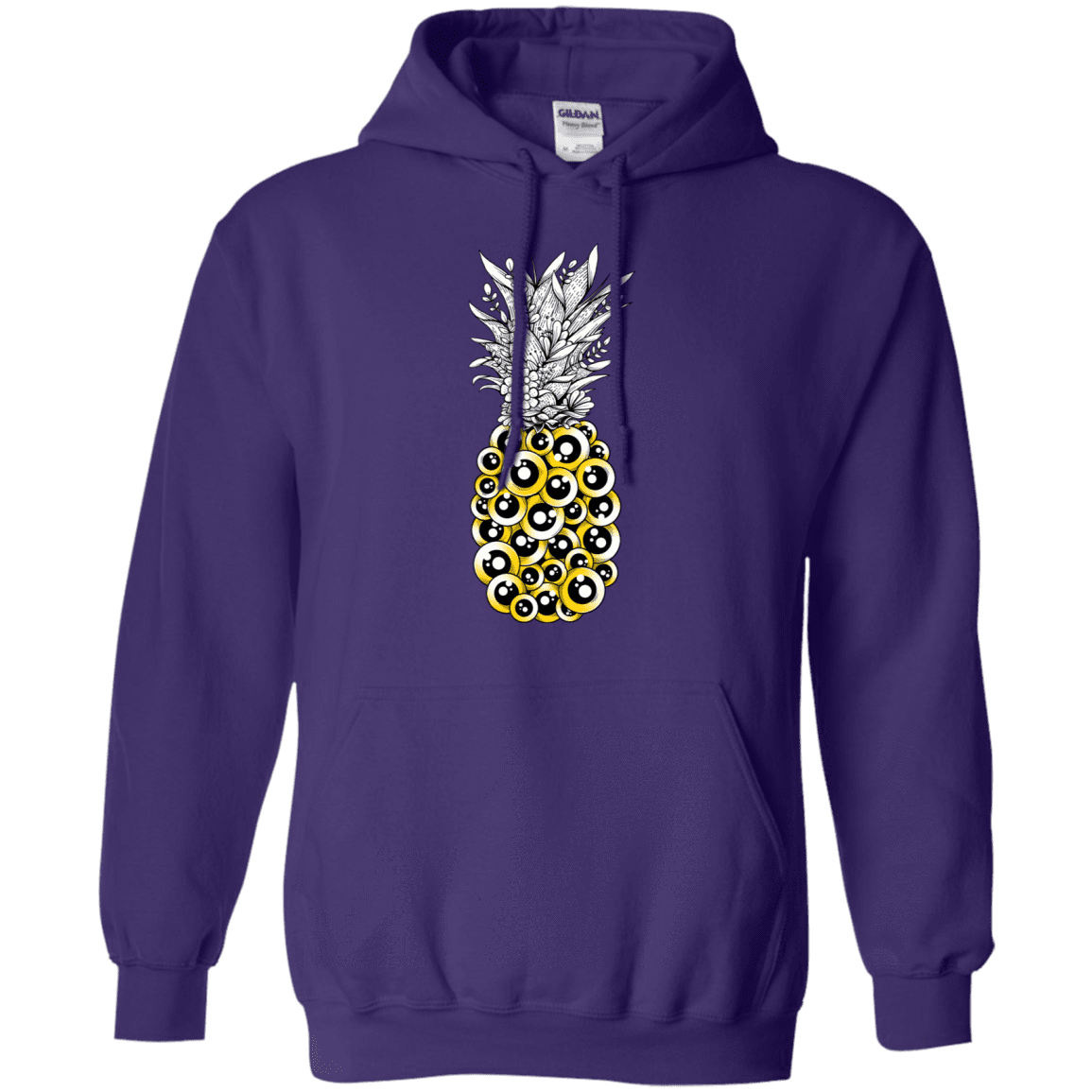 Sweatshirts Purple / S Tropical Illusion Pullover Hoodie