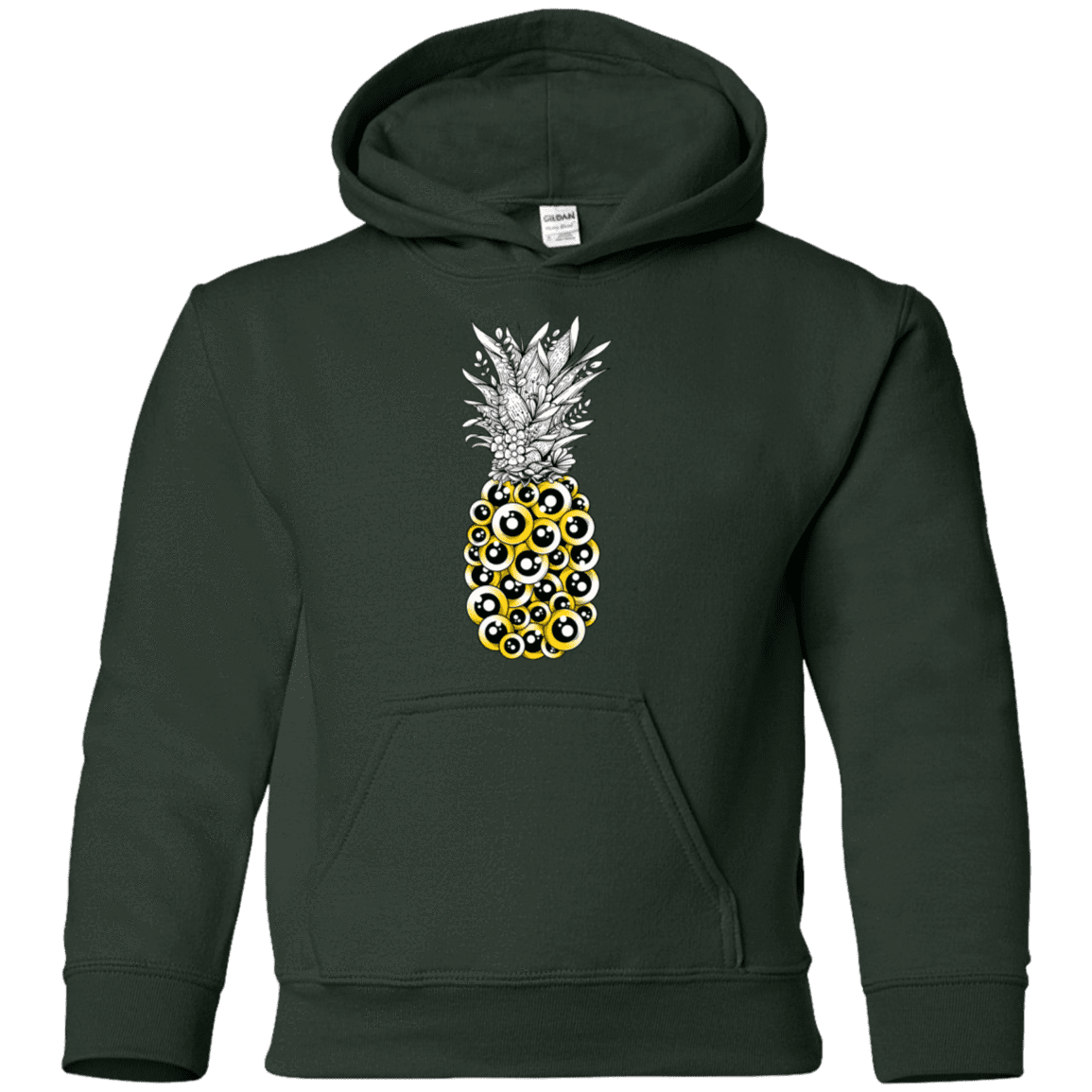 Sweatshirts Forest Green / YS Tropical Illusion Youth Hoodie