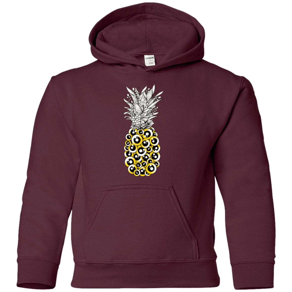 Sweatshirts Maroon / YS Tropical Illusion Youth Hoodie