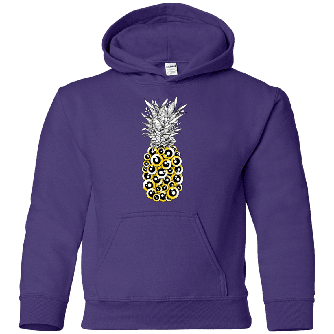 Sweatshirts Purple / YS Tropical Illusion Youth Hoodie