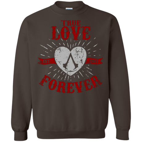 Sweatshirts Dark Chocolate / Small True Love Forever Assasin Crewneck Sweatshirt