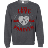 Sweatshirts Dark Heather / Small True Love Forever Assasin Crewneck Sweatshirt