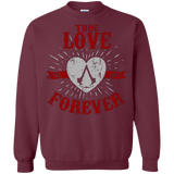 Sweatshirts Maroon / Small True Love Forever Assasin Crewneck Sweatshirt