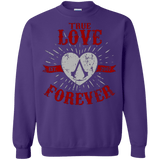Sweatshirts Purple / Small True Love Forever Assasin Crewneck Sweatshirt