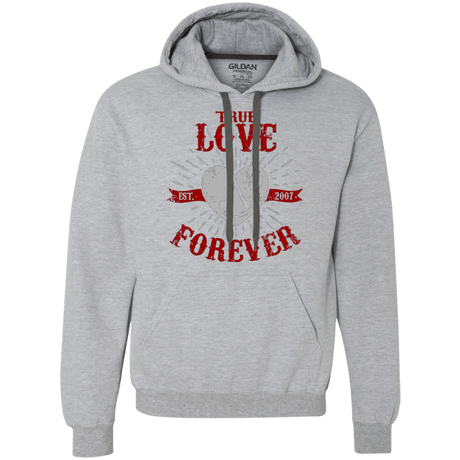 Sweatshirts Sport Grey / Small True Love Forever Assasin Premium Fleece Hoodie