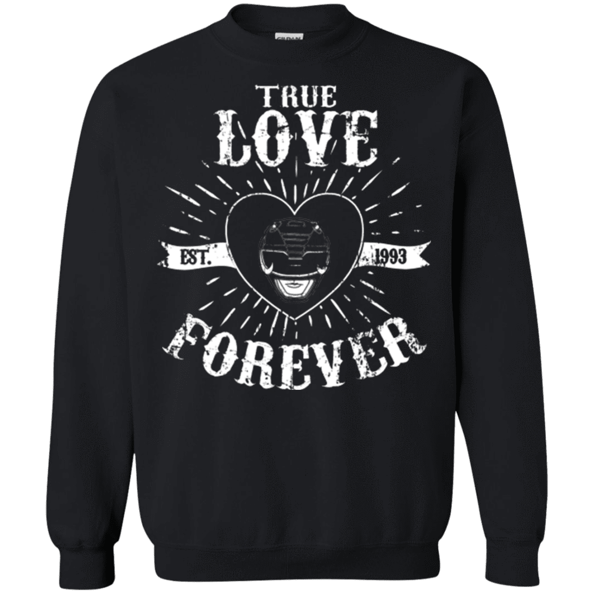 Sweatshirts Black / Small True Love Forever Black Crewneck Sweatshirt