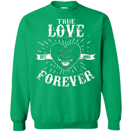 Sweatshirts Irish Green / Small True Love Forever Black Crewneck Sweatshirt