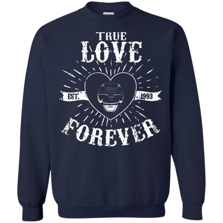 Sweatshirts Navy / Small True Love Forever Black Crewneck Sweatshirt