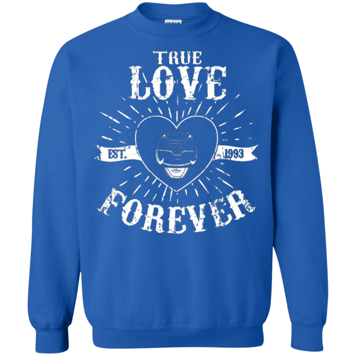 Sweatshirts Royal / Small True Love Forever Black Crewneck Sweatshirt