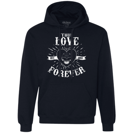 Sweatshirts Navy / Small True Love Forever Black Premium Fleece Hoodie