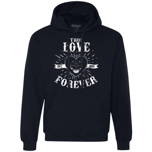 Sweatshirts Navy / Small True Love Forever Black Premium Fleece Hoodie