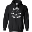 Sweatshirts Black / Small True Love Forever Black Pullover Hoodie
