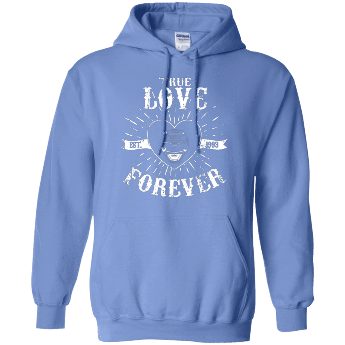 Sweatshirts Carolina Blue / Small True Love Forever Black Pullover Hoodie