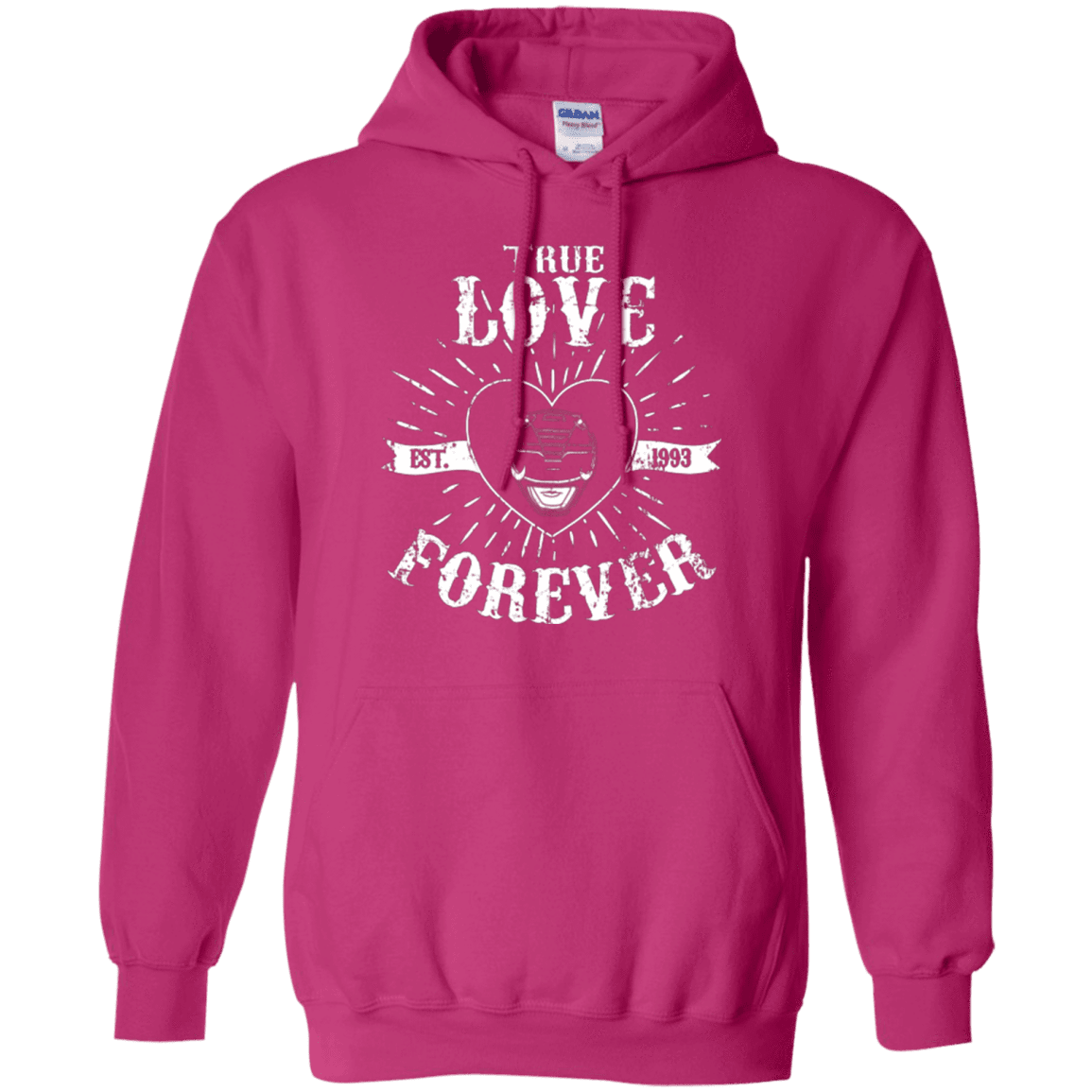Sweatshirts Heliconia / Small True Love Forever Black Pullover Hoodie