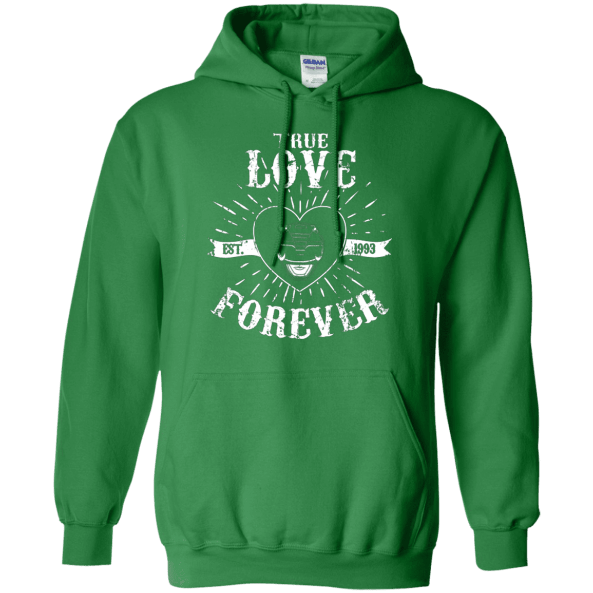 Sweatshirts Irish Green / Small True Love Forever Black Pullover Hoodie
