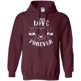 Sweatshirts Maroon / Small True Love Forever Black Pullover Hoodie