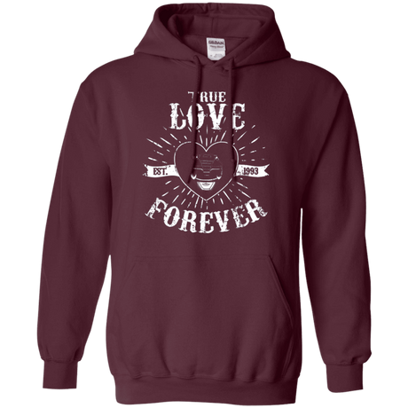 Sweatshirts Maroon / Small True Love Forever Black Pullover Hoodie
