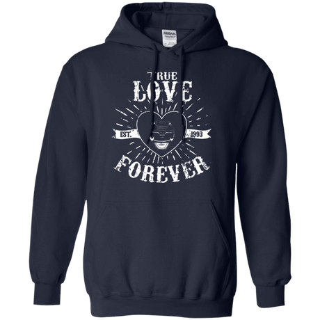 Sweatshirts Navy / Small True Love Forever Black Pullover Hoodie