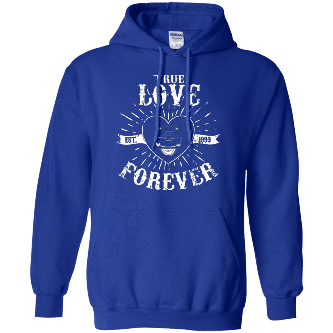 Sweatshirts Royal / Small True Love Forever Black Pullover Hoodie
