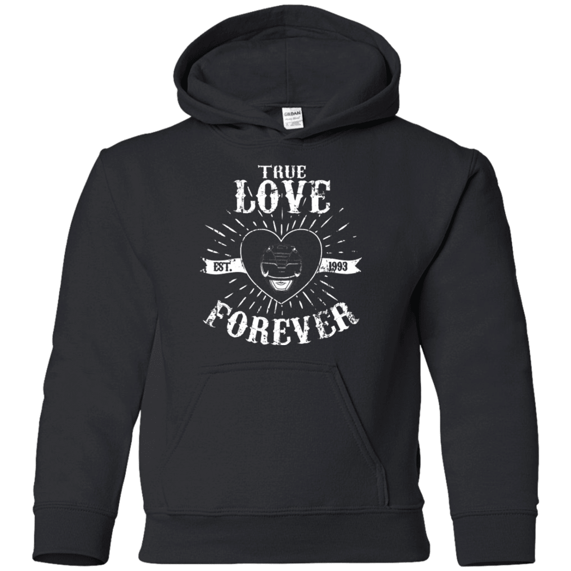 Sweatshirts Black / YS True Love Forever Black Youth Hoodie