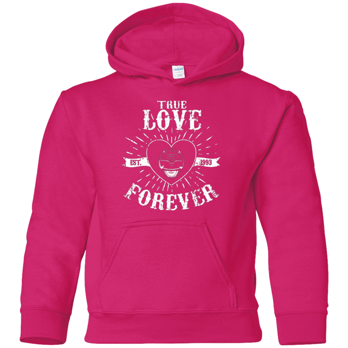 Sweatshirts Heliconia / YS True Love Forever Black Youth Hoodie