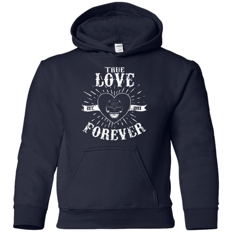 Sweatshirts Navy / YS True Love Forever Black Youth Hoodie