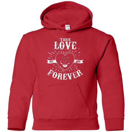 Sweatshirts Red / YS True Love Forever Black Youth Hoodie