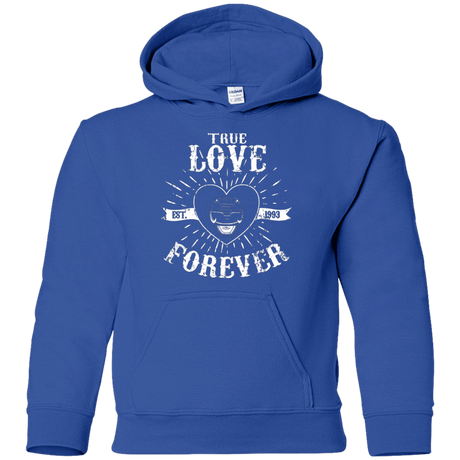 Sweatshirts Royal / YS True Love Forever Black Youth Hoodie