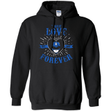 Sweatshirts Black / Small True Love Forever Blue Pullover Hoodie