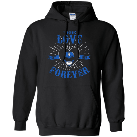 Sweatshirts Black / Small True Love Forever Blue Pullover Hoodie