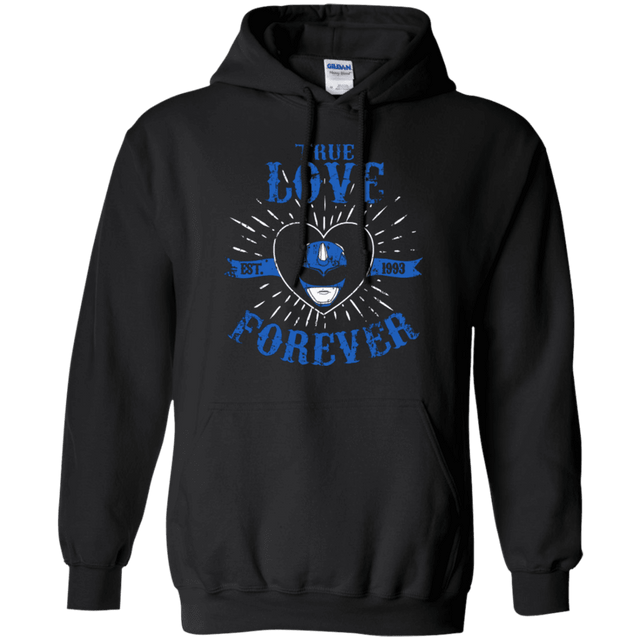 Sweatshirts Black / Small True Love Forever Blue Pullover Hoodie