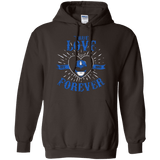 Sweatshirts Dark Chocolate / Small True Love Forever Blue Pullover Hoodie