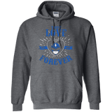 Sweatshirts Dark Heather / Small True Love Forever Blue Pullover Hoodie